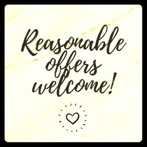 ALL REASONABLE OFFERS CONSIDERED!!